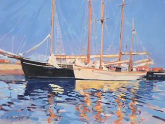 Voiliers amarrés, Skagen, Danemark, 1999